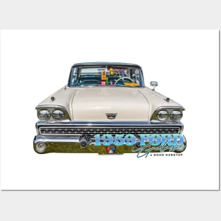 1959 Ford Galaxie 2 Door Hardtop Posters and Art